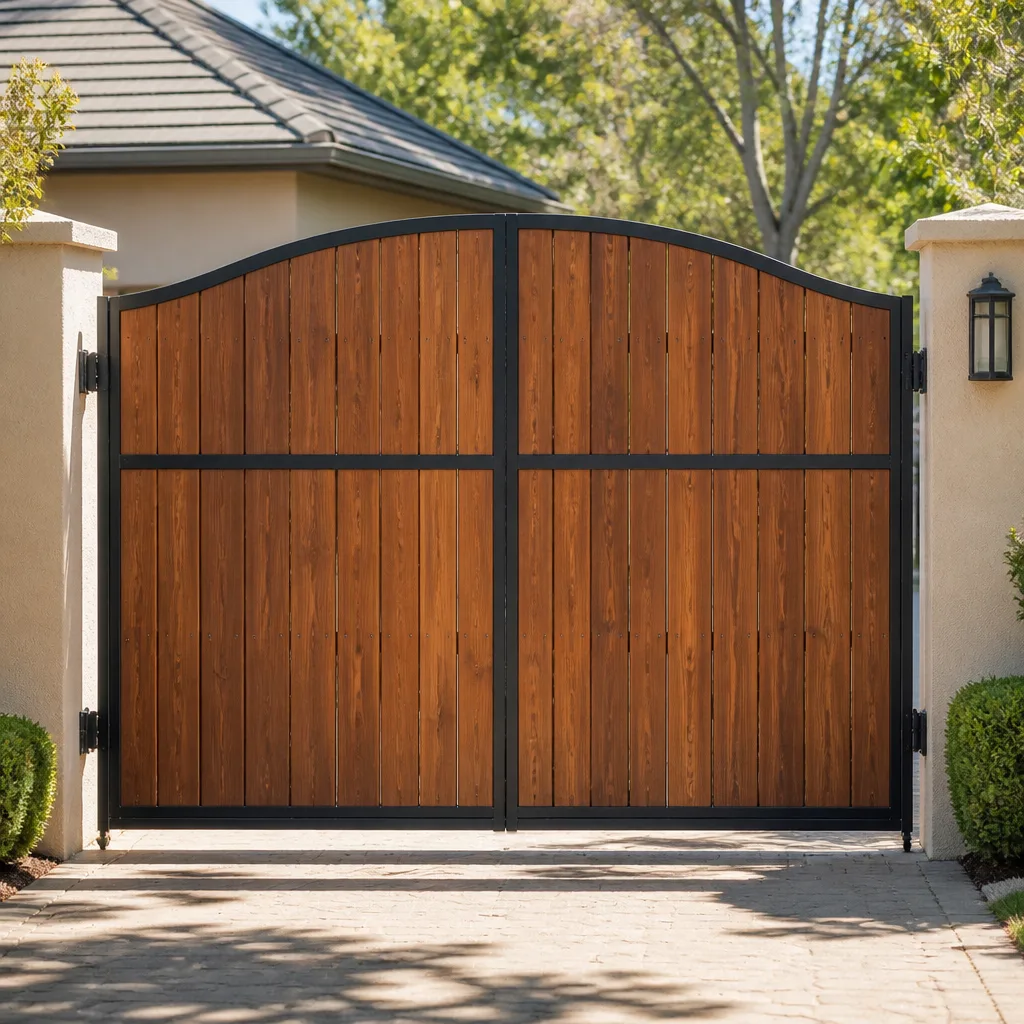 Wood & steel frame